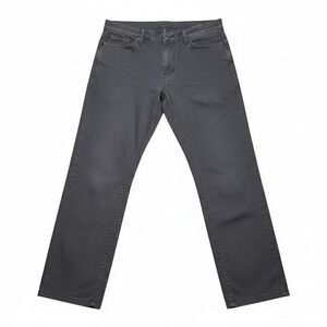 English Laundry Men's 34x30 Pants Charcoal Gray Cotton Blend Straight Leg Chino